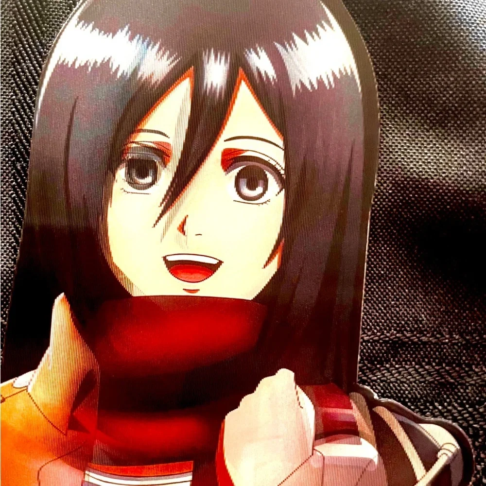 Mikasa Ackerman - Attack on Titan Anime 3D Lenticular Motion Sticker